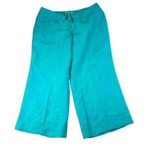 Ashley Stewart Teal Wide Leg Pants